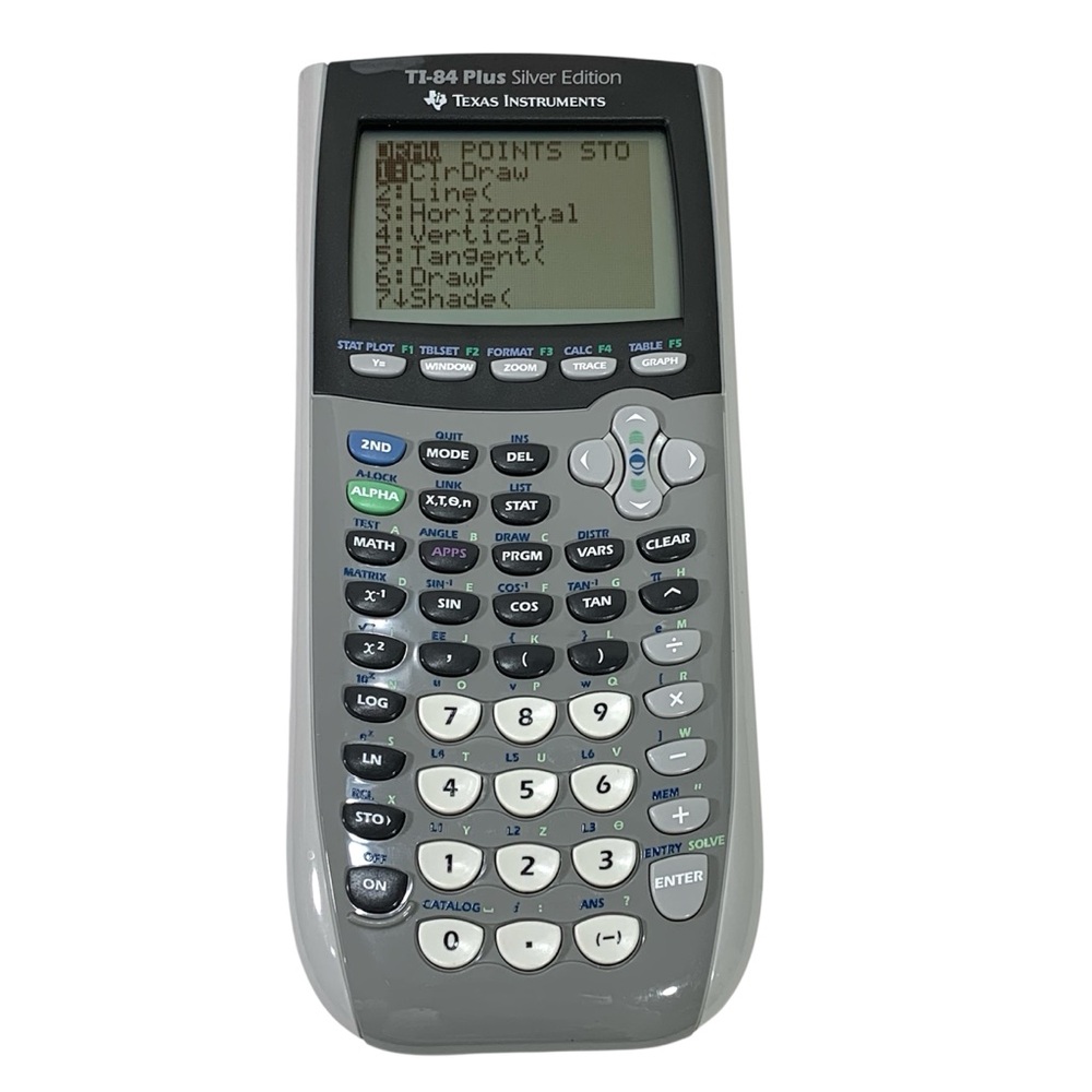 Texas Instruments TI-84 Plus Silver Edition Graphing Calculator Gray - Picture 5 of 6